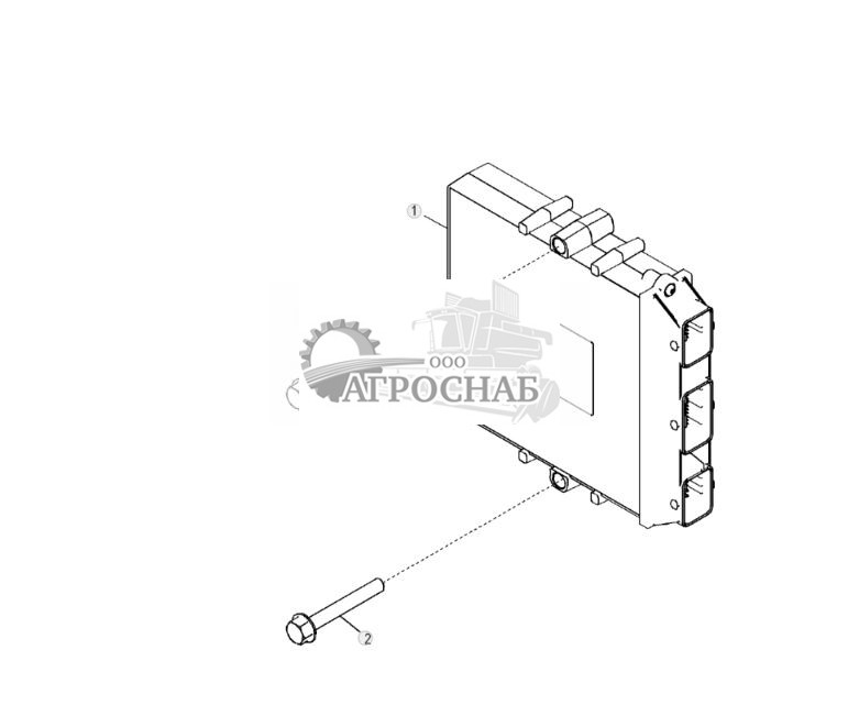 Блок управления двигателем, ECU, двигатель 6068HDW91 - ST764134 317.jpg